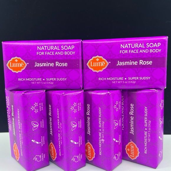 All Natural Jasmine Rose Bar Soap 5oz Full Size All Natural Factory Sealed Disc… - Picture 1 of 8